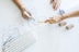 Team of architects people in group on construciton site check documents and business workflow.
