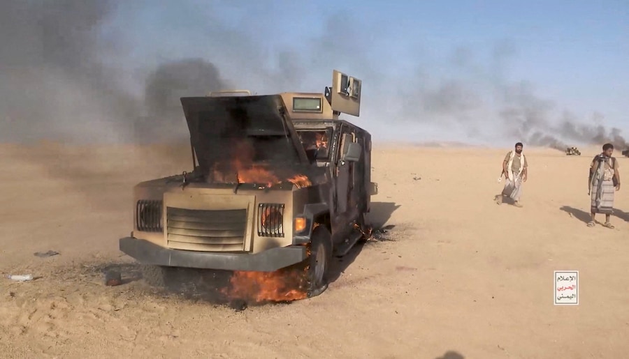 HOUTHI MILITARY MEDIA/Handout via REUTERS (via REUTERS)