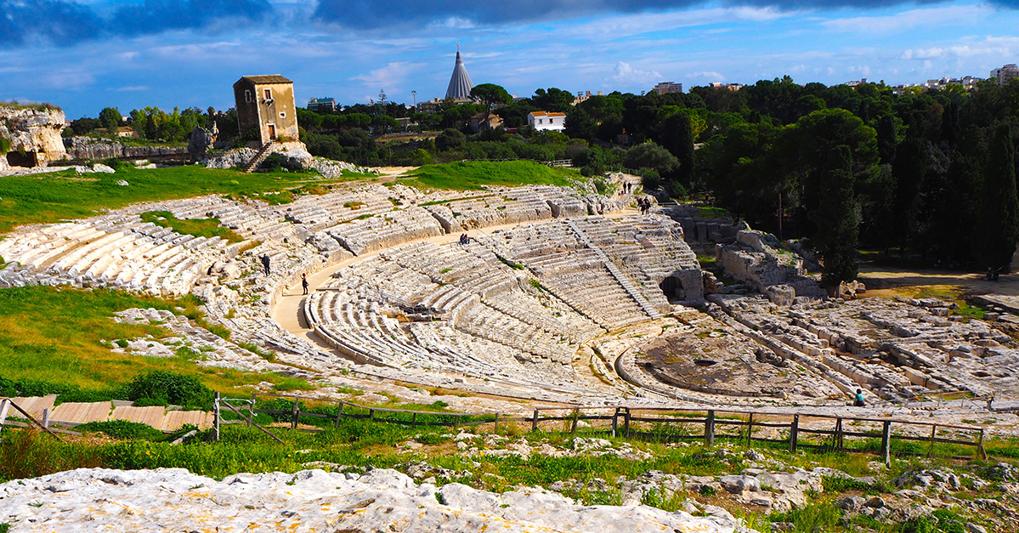 Il teatro greco di Siracusa 