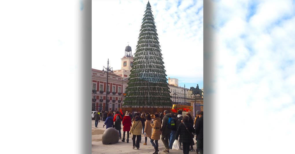 L’albero di Natale a Puerta de Sol 