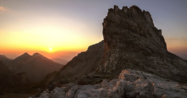 Dolomiti di Brenta, Rifugio Tommaso Pedrotti. (Daniele Lira)