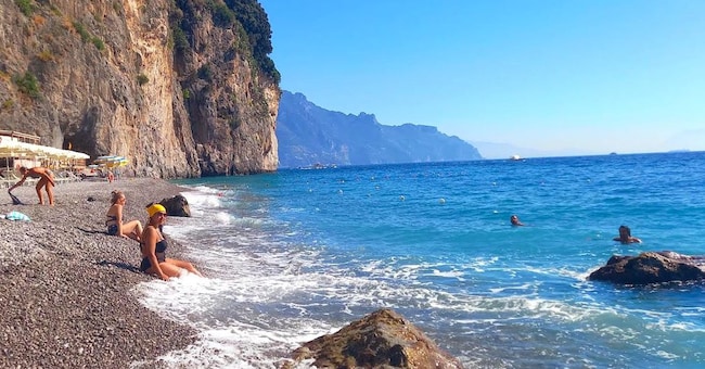 La Spiaggia di Duoglio agli inizi di ottobre