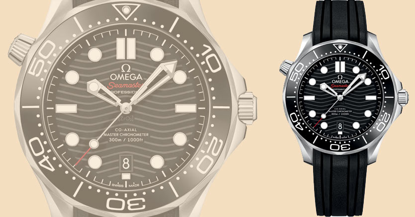 Omega Seamaster Diver 300M in acciaio con cinturino in gomma (prezzo: 4.500 euro)