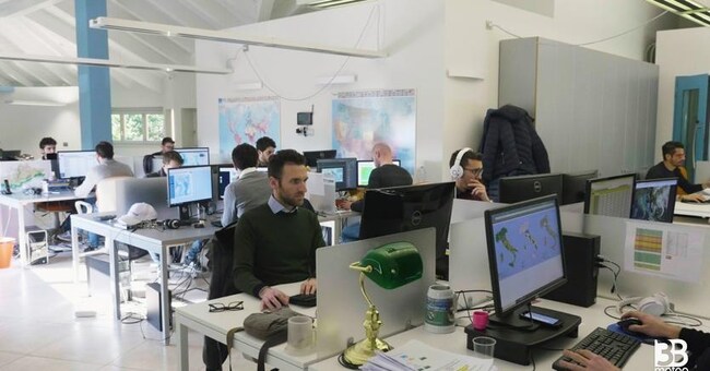 La centrale operativa di 3Bmeteo 