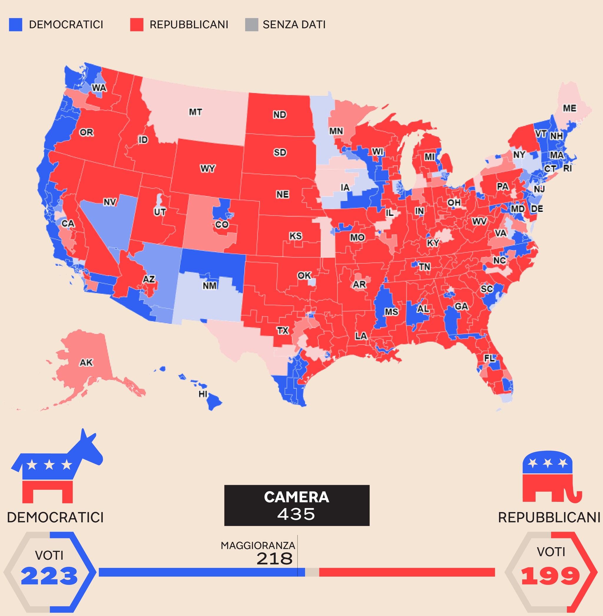 Camera Ai Democratici Ma Repubblicani Più Forti Al Senato Trump Ora Collaboriamo Il Sole 24 Ore