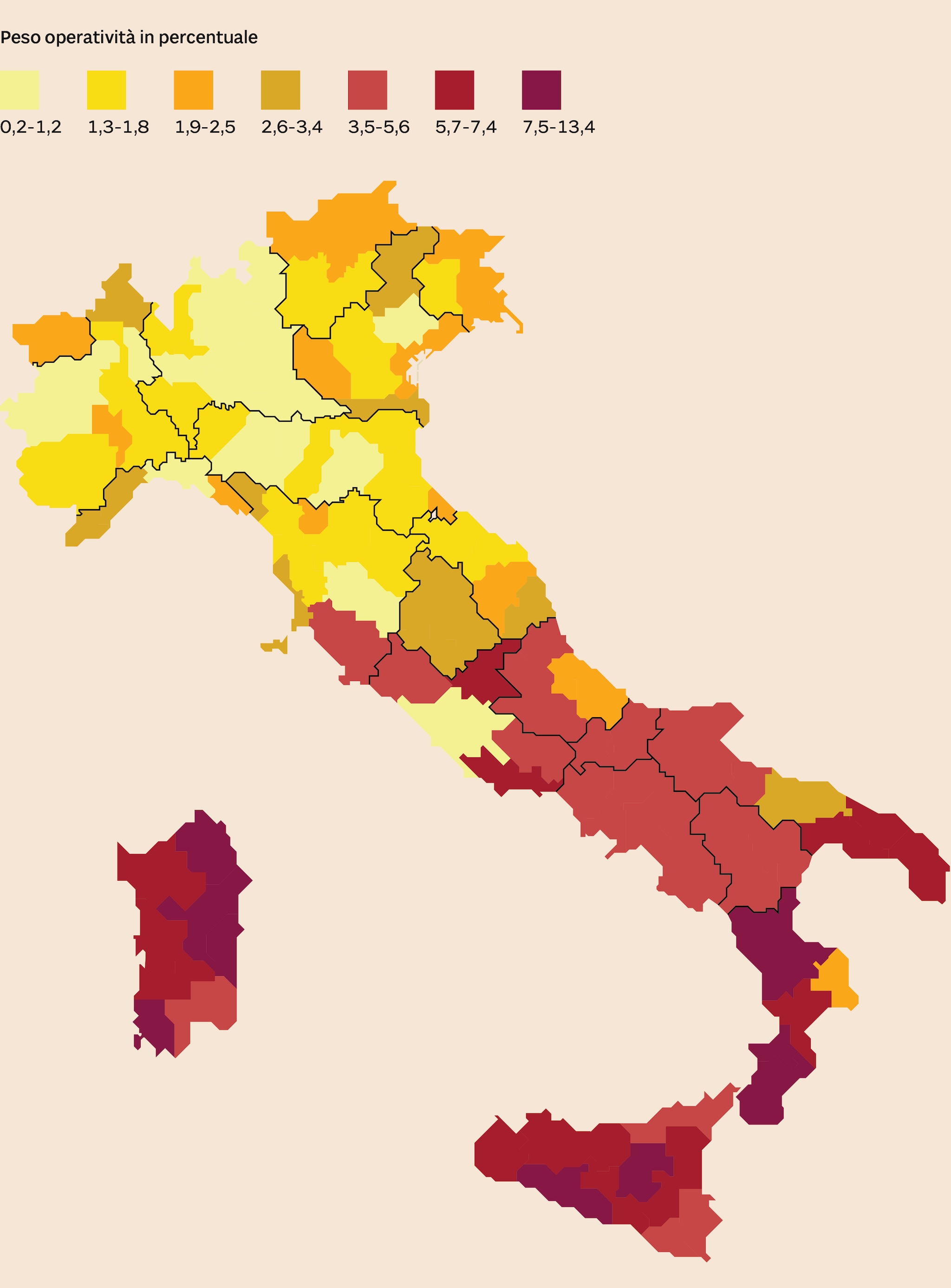 RICORSO AL CONTANTE IN ITALIA