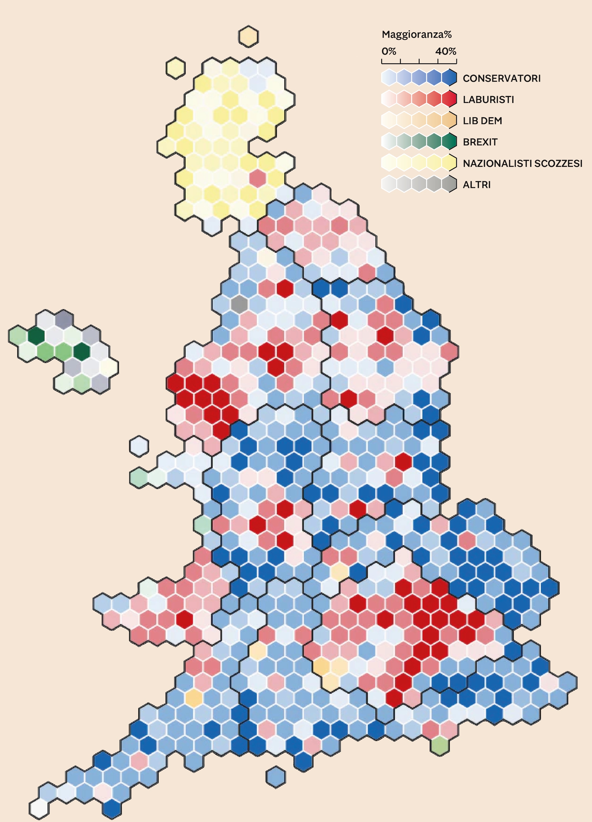 Image result for risultati elezioni gran bretagna 2019 mappa"