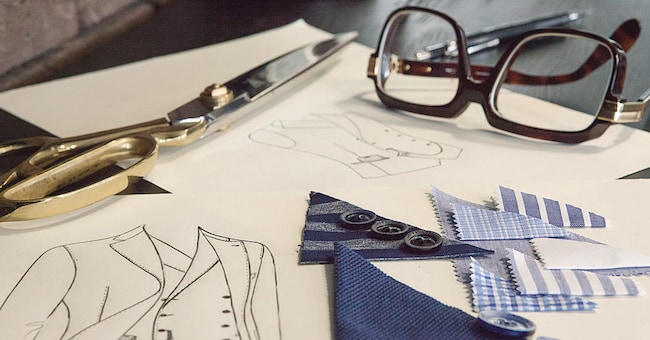 Bozzetto di Tagliatore, una delle aziende simbolo della rinascita e del riposizionamento del sistema moda pugliese