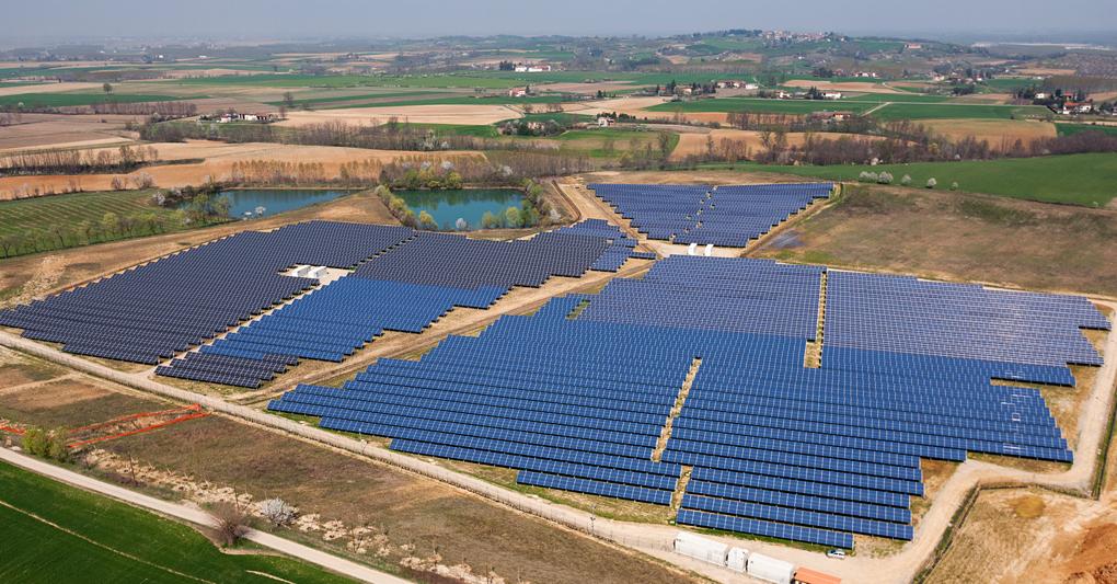 Un parco fotovoltaico a Valenza 