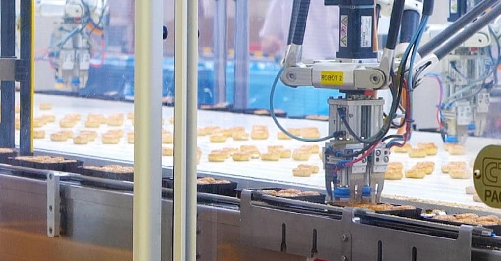 Linea produttiva ad alta automazione di Vicenzi 