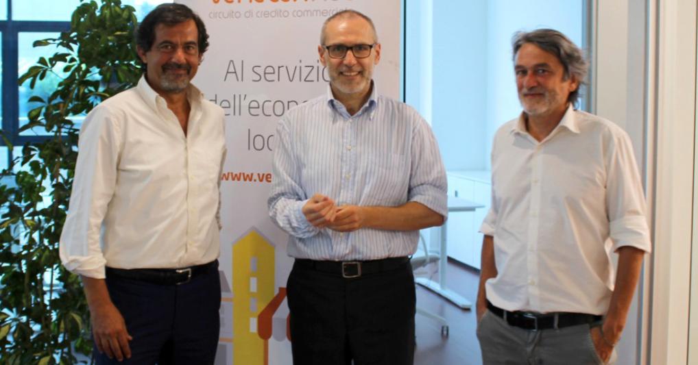 Da sinistra Marco De Guzzis, Giampietro Trabuio e Franco Contu 