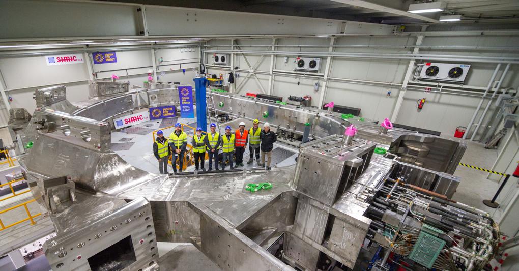  Una fase delle complesse lavorazioni sul magnete Asg eseguita dalla Simic 