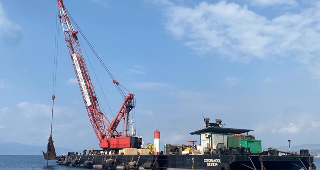 La piattaforma. la costruzione della piattaforma del progettoThe Blue Growth Farm 