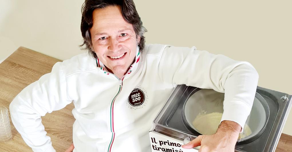 L'idea. Iuri Merlini, ingegnere elettronico, ha fondato MeeSoo, la startup del tiramisù 