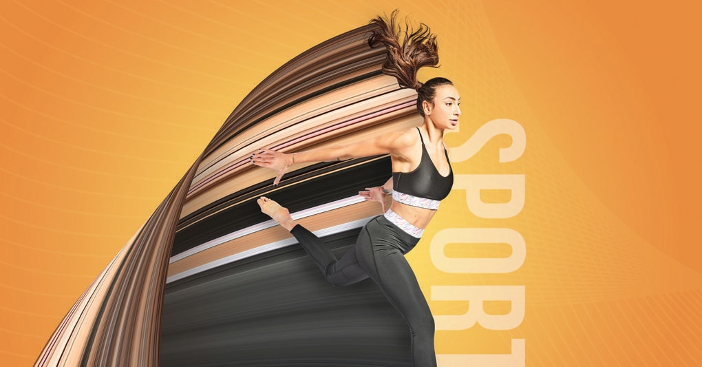  Lo sportswear è uno dei settori ai quali si rivolge la Marc con i suoi elastici, nastri, tessuti siliconati  performanti, usati anche nella moda e nel workwear 