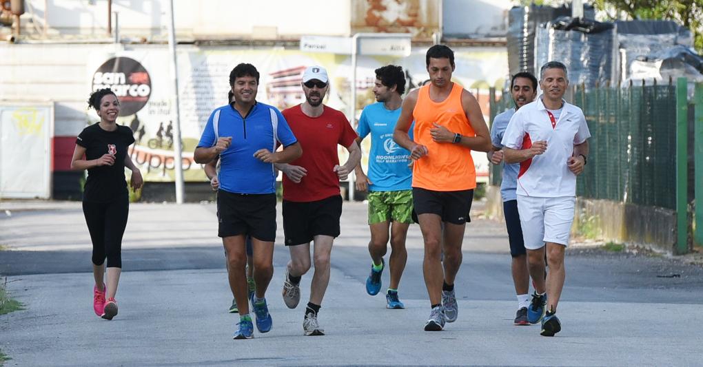 Benessere al lavoro. Negli accordi vengono inseriti nuovi parametri, mentre la pandemia ha imposto un cambiamento (foto: la Academy Run di San Marco Group, sospesa) 