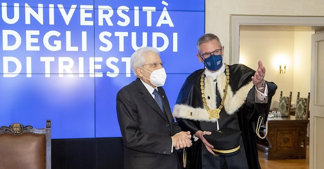  L’apertura  dell’anno accademico 2021-2022 dell’Università di Trieste con il presidente Sergio Mattarella