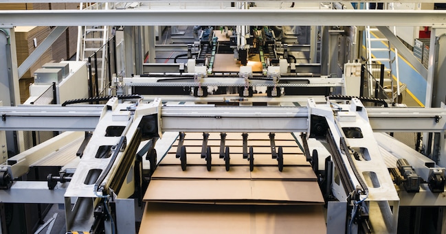 Fase di lavorazione della carta