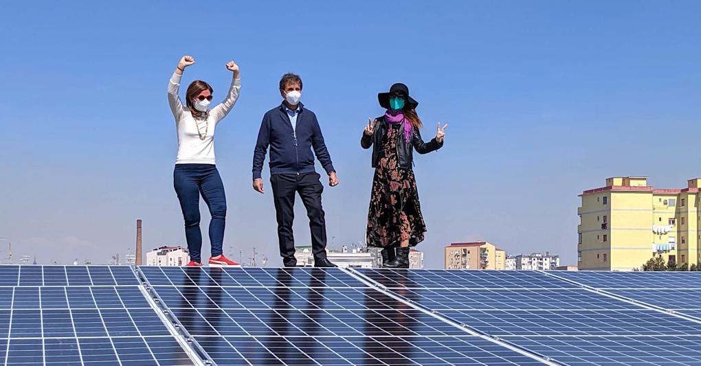  L’impianto fotovoltaico di San Giovanni a Teduccio (Napoli) : la comunità coinvolge 20 famiglie  