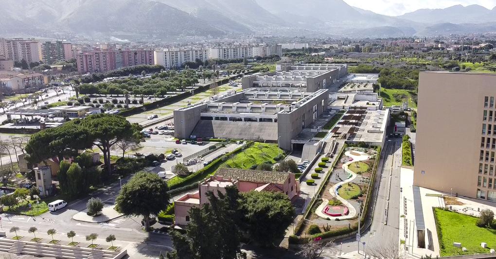  Una veduta dall’alto della cittadella universitaria dell’Ateneo di Palermo: qui si concentra la gran parte delle facoltà  