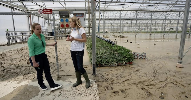  La premier Giorgia Meloni in visita nelle aree alluvionate in Emilia Romagna 