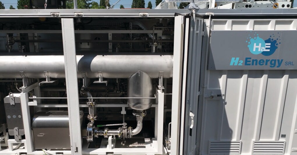 Elettrolizzatore. La macchina messa a punto e certificata da H2 Energy per produrre idrogeno da elettrolisi 