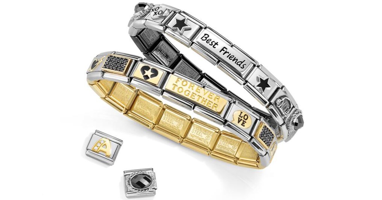 Beloved Bracciale componibile con sferette in acciaio