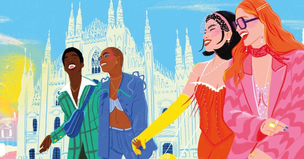 L’illustrazione di Katie Smith per la cover dello Speciale Sfilate 