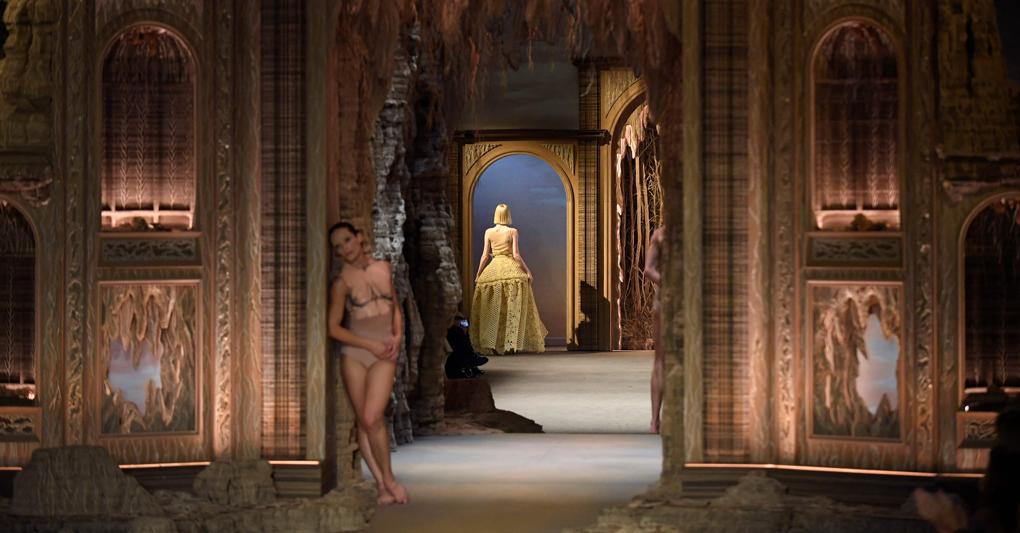 La sfilata Dior (Afp) 