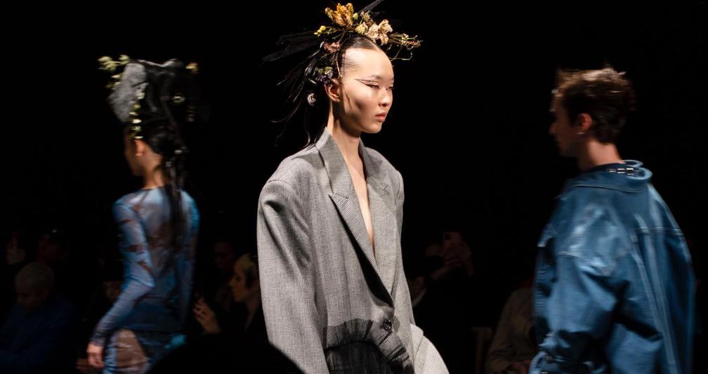 La sfilata di Act n.1, vincitore del grant 2022,  alla fashion week fw 2023/24 