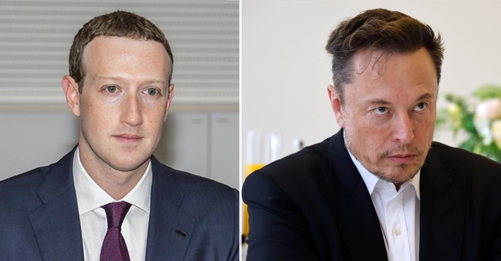 Mark Zuckerberg ed  Elon Musk 