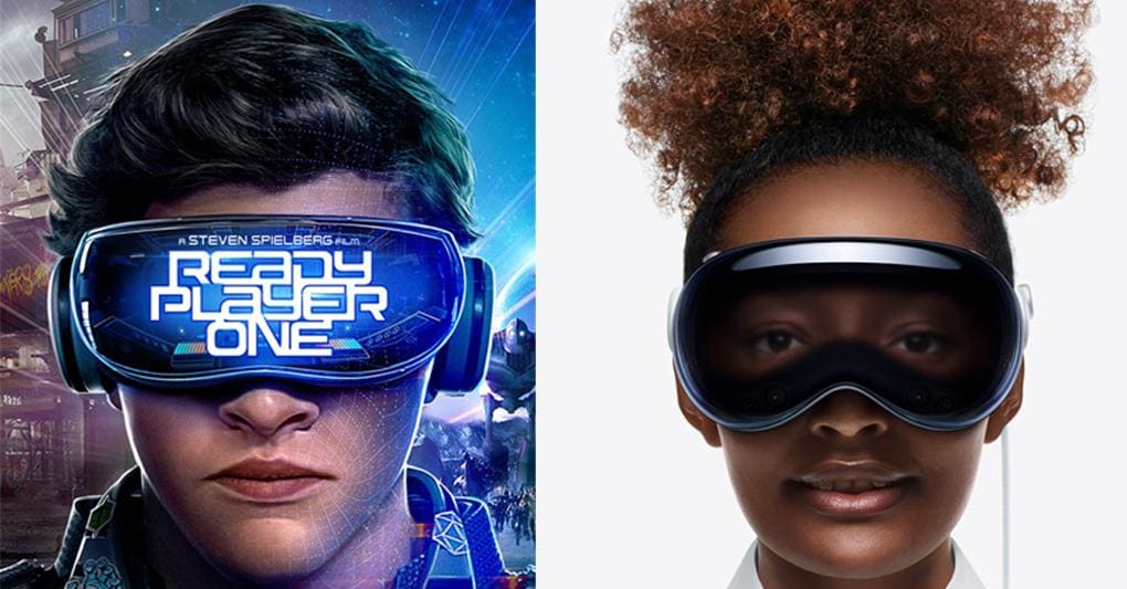 Occhiali Techno Isolati Dispositivi Futuristici Digitali Cyberpunk