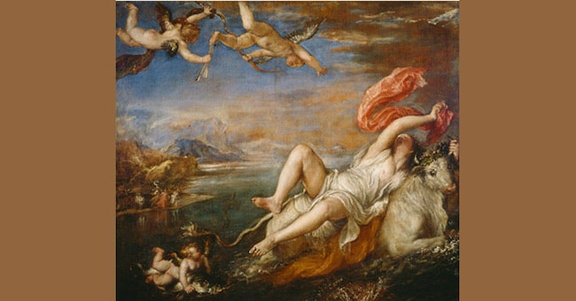 “Ratto di Europa” di Tiziano conservato all'Isabella Steward Gardner Museum di Boston