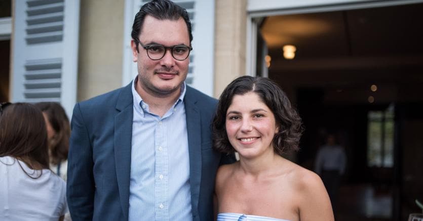 Thomas Hug, direttore di artmonte-carlo, e Laura Meillet, co-direttrice di artmonte-carlo