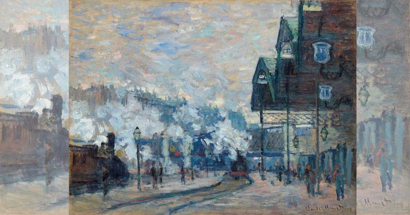 Claude Monet (1840-1926)La Gare Saint-Lazare, vue extérieure