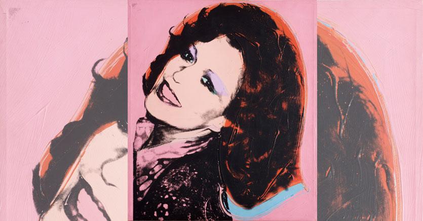 Lotto 215 - Andy Warhol (1928-1987), Ritratto della Principessa Giovanna Pignatelli d'Aragona Cortés, 1975, cm 66x56, stima 120-180 mila euro, venduto a 207.500 euro, Courtesy Blindarte Napoli