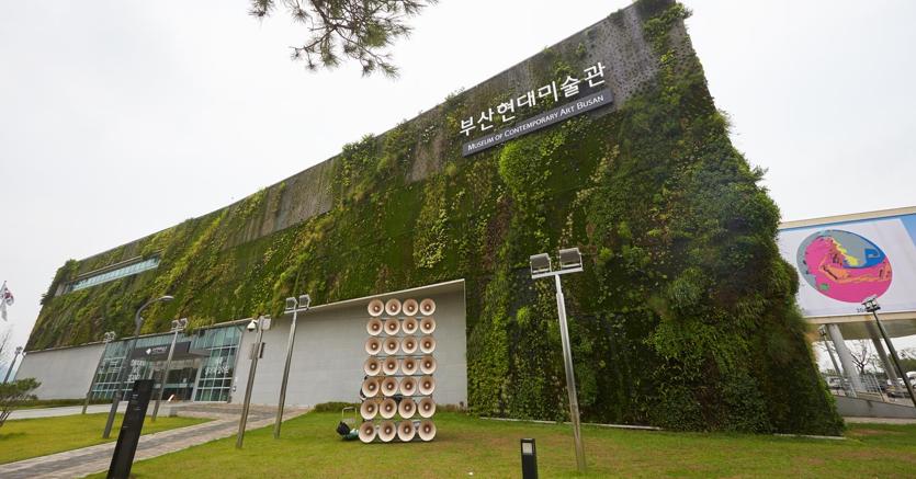 Il nuovo museo di arte contemporanea, sede della Biennale. Courtesy la Biennale di Busan
