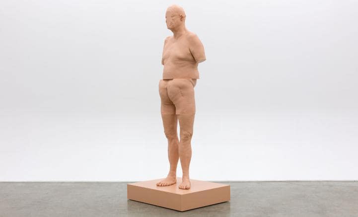 Paul McCarthy. Cut Up B, 2015-2017. McCAR75427. Resina uretanica 182.9 x 76.2 x 61 cm / 72 x 30 x 24. Photo: Walla Walla Foundry. ©Paul McCarthy. Courtesy the artist and Hauser & Wirth. Le opere del solo show presentavano un range compreso tra 45.000 a 650.000 dollari