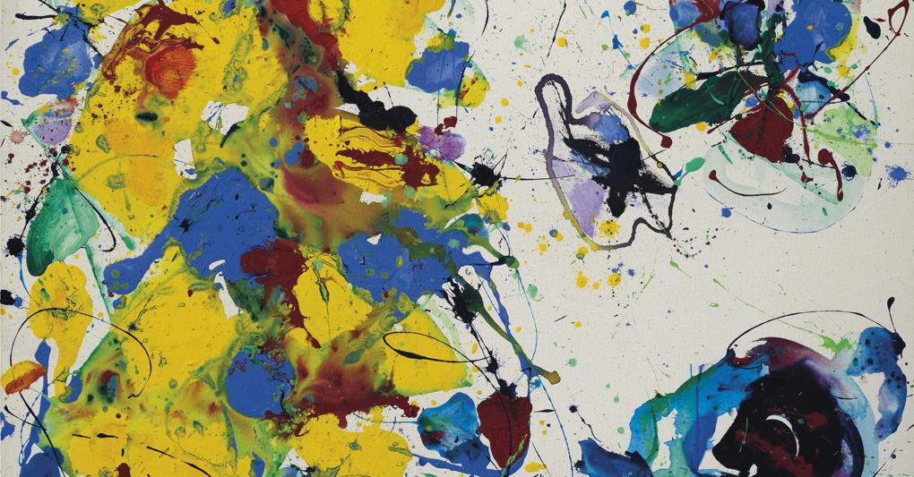 Sam Francis, Erotic arabesque 