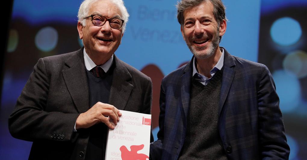 Paolo Baratta e Ralph Rugoff (Photo by Jacopo Salvi Courtesy of La Biennale di Venezia) 