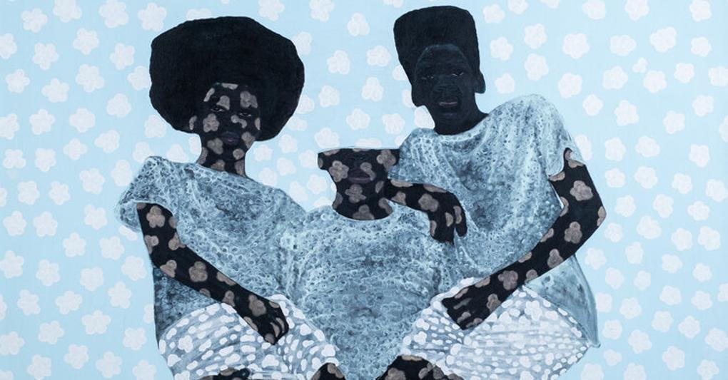 Wonder Buhle ANGIHLUPHEKILE, ANGIXHAKEKILE, 2020  Acrylic on canvas (222 x 160 cm) Courtesy: AfricaFirst Collection 