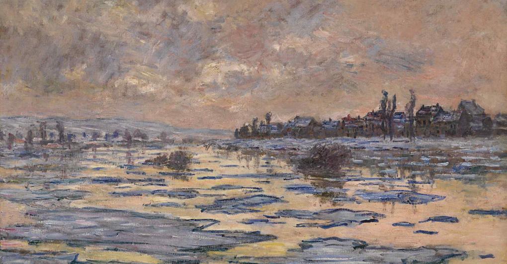 Claude Monet, La Seine à Lavacourt, Débâcle, stima 6-8 milioni di dollari, Courtesy Sotheby's 