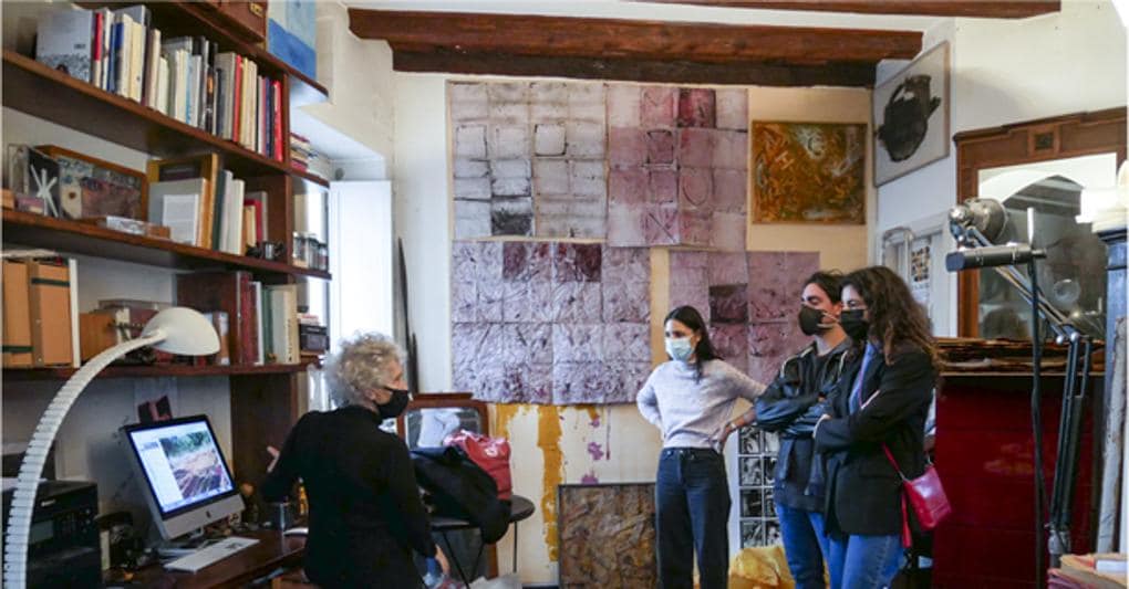 Renata Boero con gli studenti del Master in Economia e Management per l'Arte e la Cultura della 24Ore Business School 