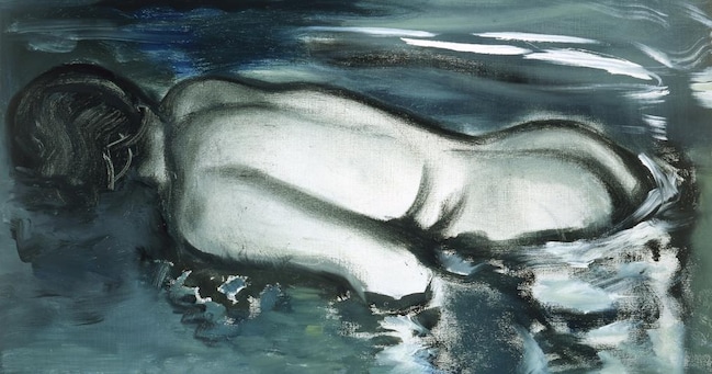 Marlene Dumas, Losing (Her Meaning), 1988, olio su tela, 50 x 70 cm, Pinault Collection. Paris, France, Copyright e courtesy di Marlene Dumas, fotografia di Peter Cox, Eindhoven