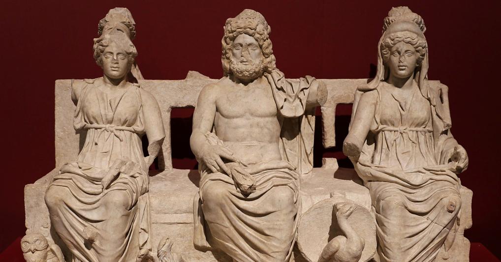 Triade capitolina, 160-180 d.C., Guidonia Montecelio, Museo Civico Archeologico 