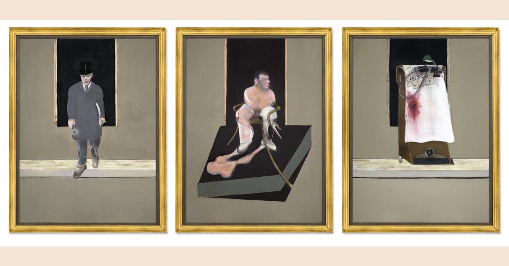Francis Bacon (1909-1992) «Triptych 1986-7) 