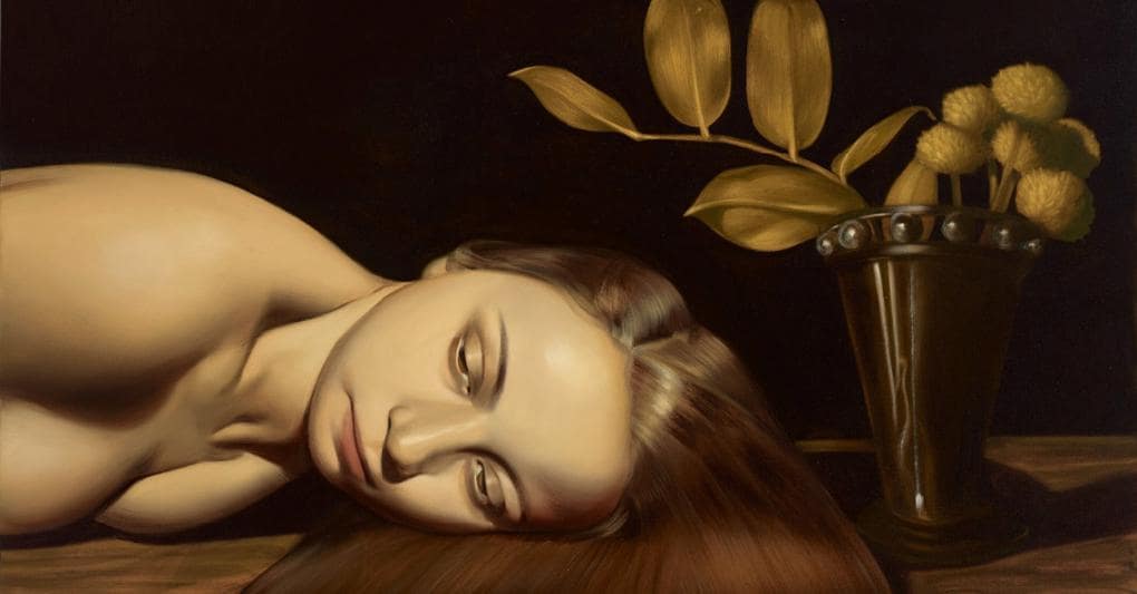 ANNA WEYANT (B. 1995). Summertime, signed and dated ’Anna Weyant 2020 ♡’ (on the reverse) oil on canvas /30 x 40 in. (76.2 x 101.6 cm.). Painted in 2020. 