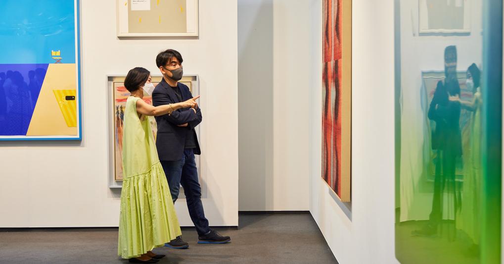 Lo stand di Taro Nasu a Frieze Seoul 2022, Courtesy Frieze 