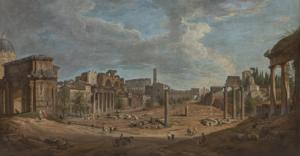 Giovanni Paolo Panini, Roma, Vista dei Fori col Palatino. Da DYS44-Londra 