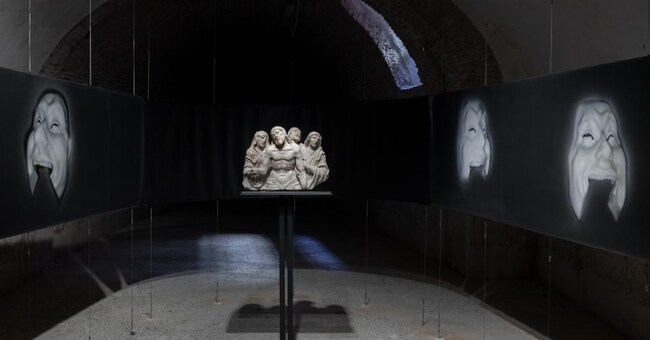 Panorama L’Aquila,2023. Gasparo Cairano, Diego Perrone. Ph. Luca M. Fontana, Alessio Tamborini. Courtesy ITALICS and Galleria Carlo Orsi and the artist
